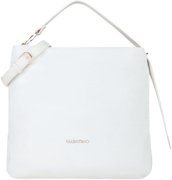 VALENTINO Schoudertas Peonies Re Hobo Bag Bianco Wit