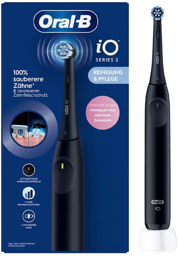 Oral-B iO Series 2 Elektrische Zahnbürste Night Black (615303)
