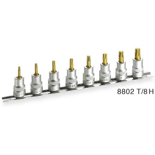 Hazet 8802T/8H 8802T/8H Dopsleutel-bitinzetset 3/8 (10 mm) 8-delig