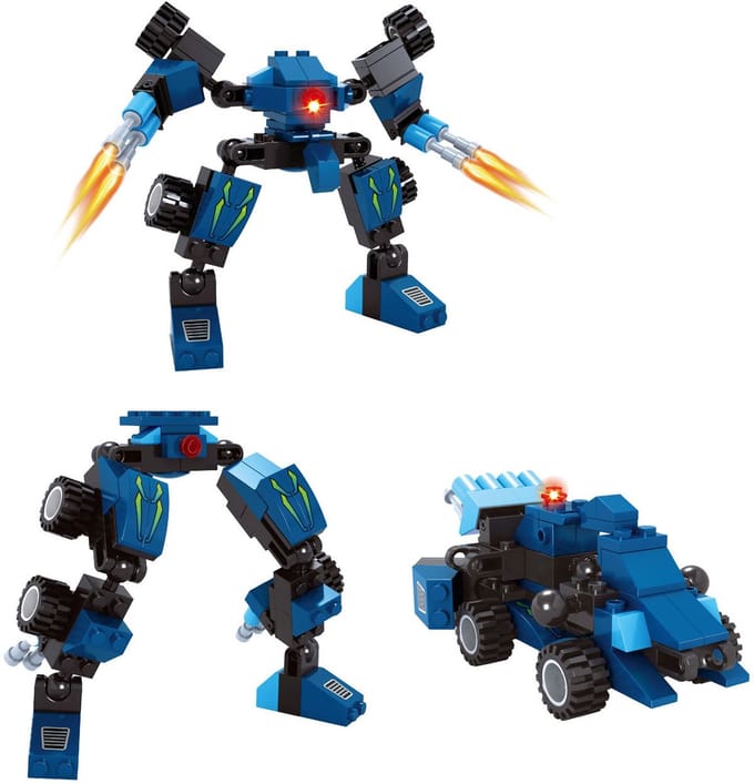 Bouwset Titan Transformeer Blauw - 71dlg.