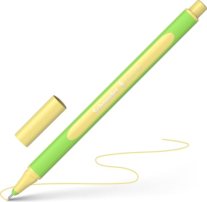 Schneider fineliner - Line-Up – lijnbreedte 0,4mm - pastel vanille - S-191035