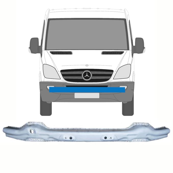 Versterking voorbumper / balk voor Volkswagen Crafter 2005-2017