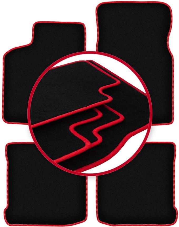 CARLUX-RED automatten voor: Seat Ibiza II hatchback (1993-2001)