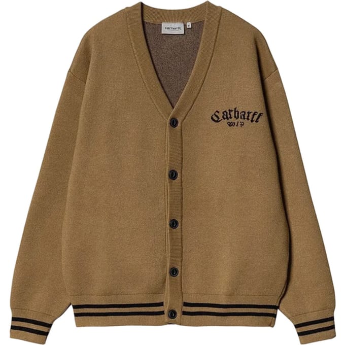 Carhartt Wip Onyx Cardigan Jas Bruin