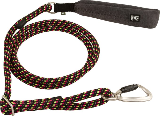 Hurtta Verstelbare touwriem Eco - Neon Licorice - 1.1/120-180 cm