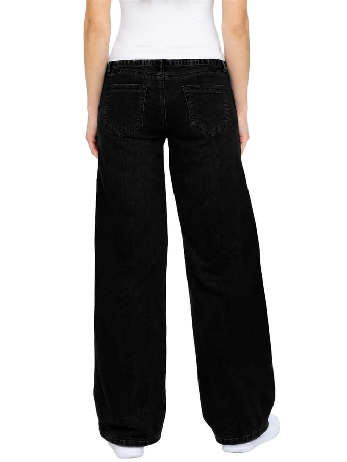 Enzo | Dames Baggy Jeans