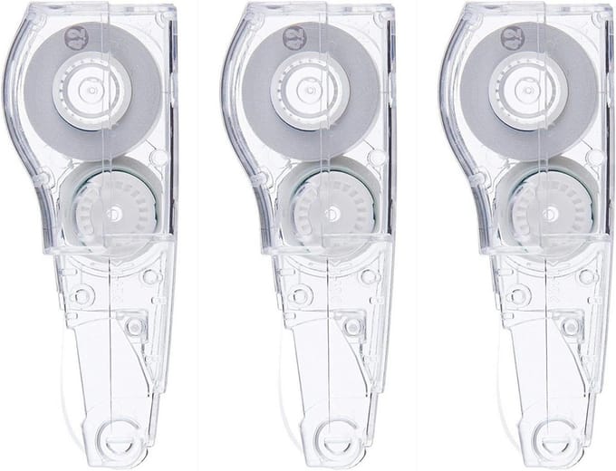 Set van 3 navulcassettes voor correctieroller 4,2 mm x 6 m