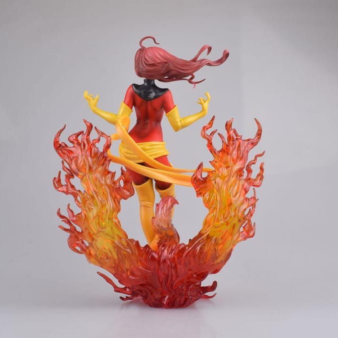 X-men Dark Phoenix Rebirth 1/7 PVC Poppen Speelgoed Decoratie 23cm red
