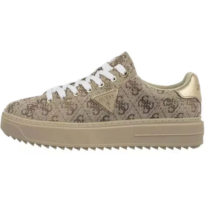 Guess Desena dames sneaker - Beige multi - Maat 37