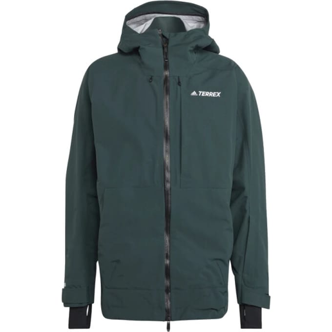 Adidas Terrex 3-Layer Ski- en snowboardjas heren Donkergroen M