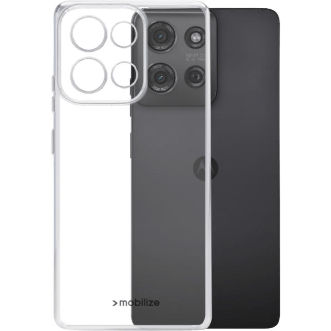 Mobilize Motorola Moto G75 TPU Hoesje Transparant