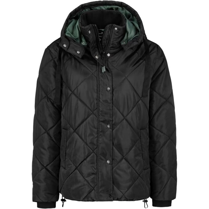 Sublevel Winterjas - Ladies Quilted Coat - L - voor Vrouwen - zwart