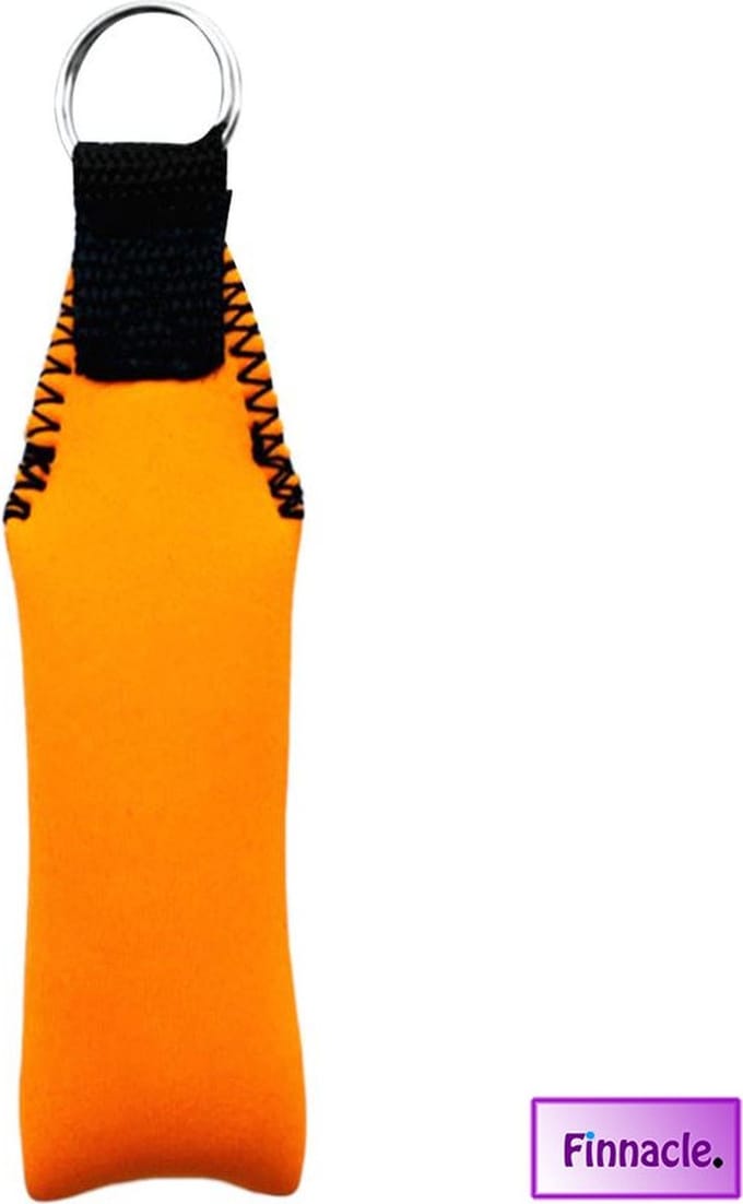 Finnacle - Neopreen drijvende sleutelhanger - 14 CM - Oranje