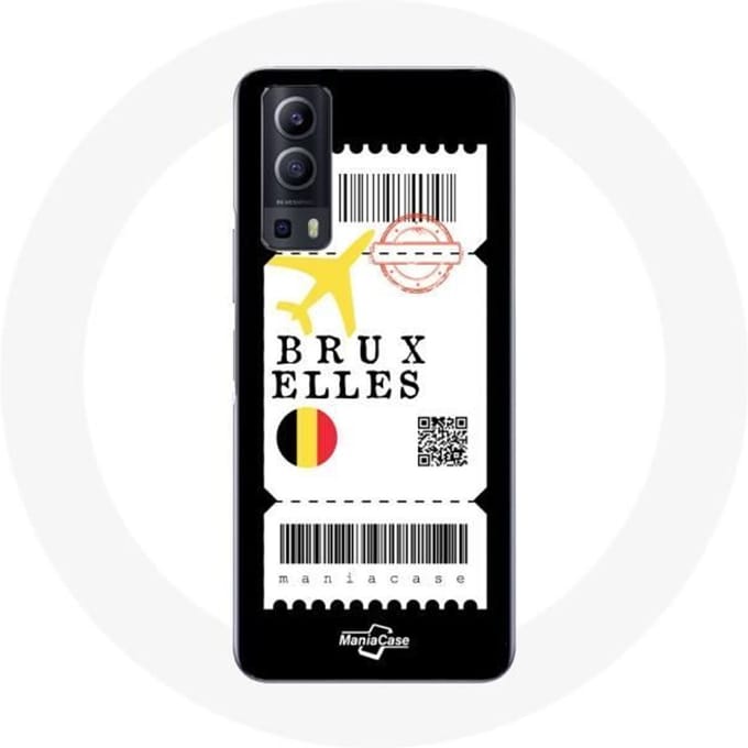Coque Vivo Y72 Vliegticket Brussel