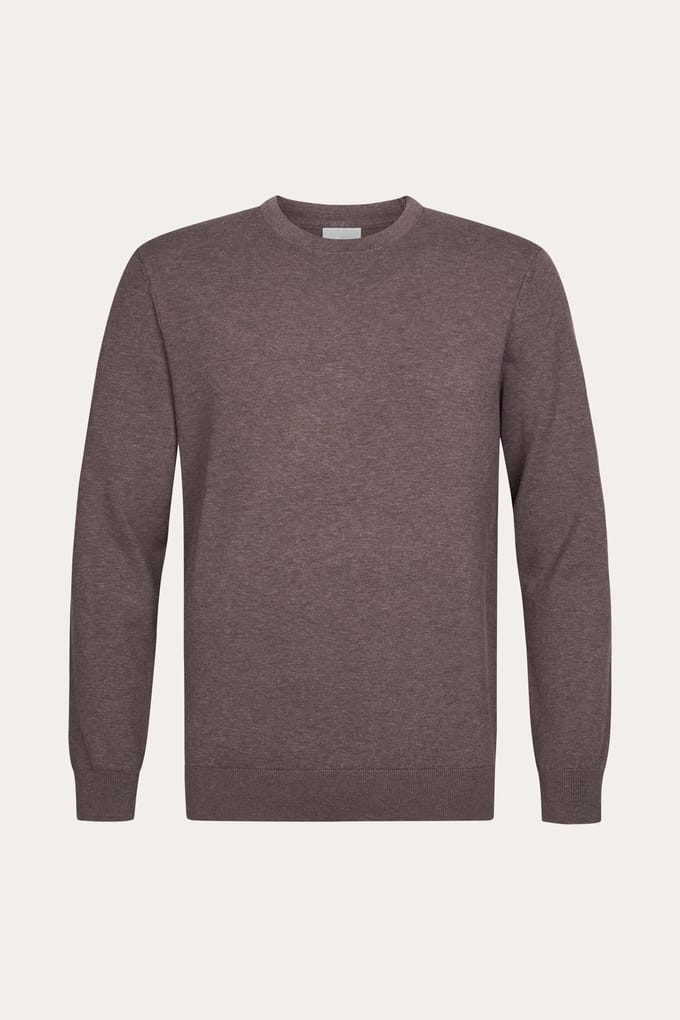 Profuomo Profuomo Pullover Crew Neck Aubergine  L