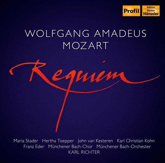 Müchener Bach-Orchester, Karl Richter - Mozart: Requiem (CD)