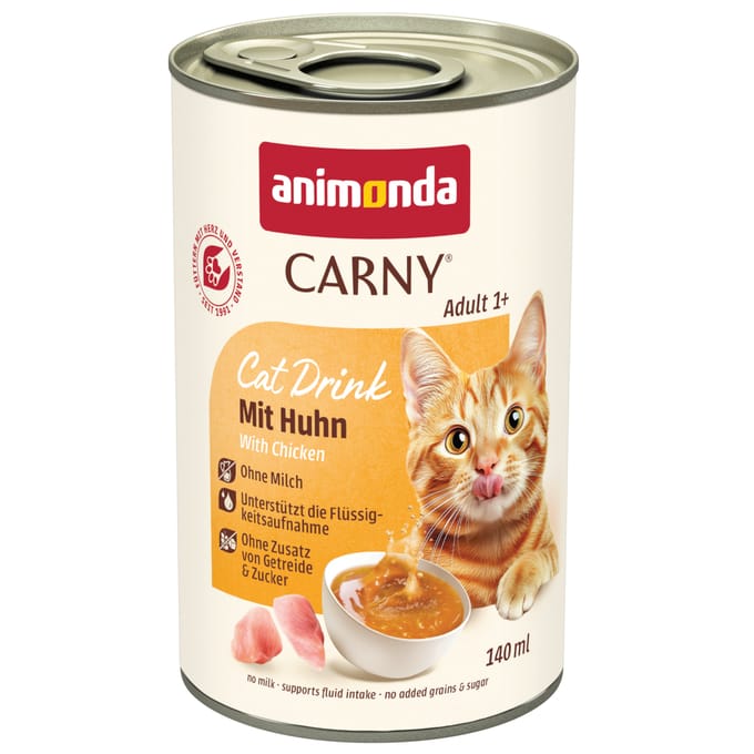 Voordeelpakket animonda Carny Kattendrink 24 x 140 ml - Kip
