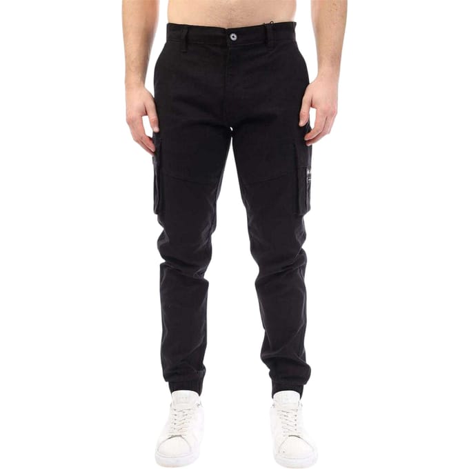 Duck and Cover Heren Chemmer Regular joggingbroek (Zwart)