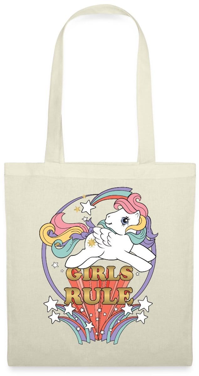 My Little Pony Retro Girls Rule Statement Tas Van Stof Schoudertas