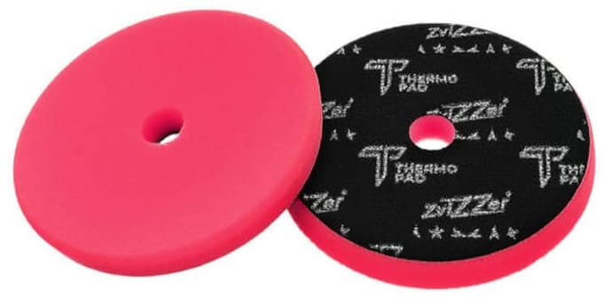 ZviZZer Thermo Trapez Hard Red 90mm Polijstpad
