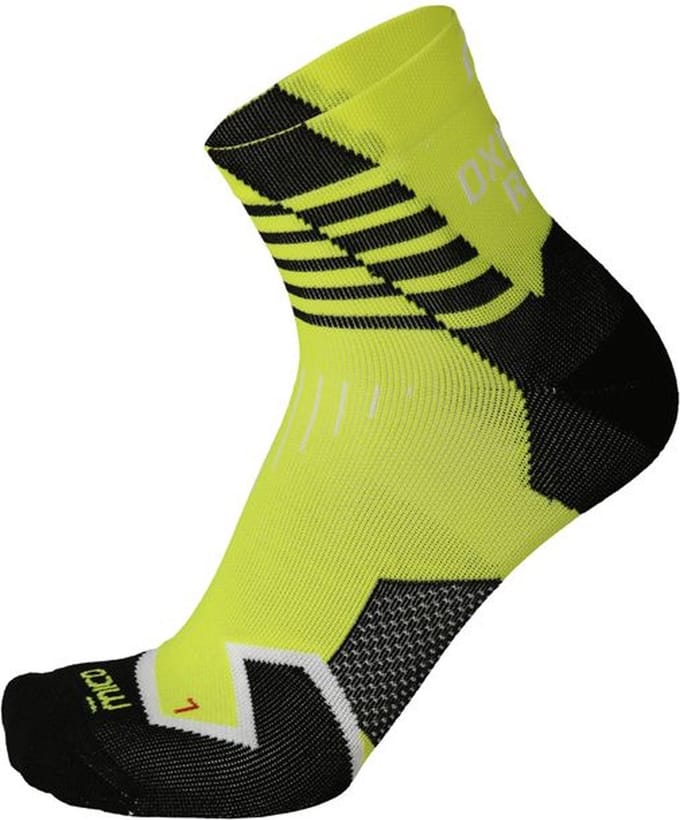 Mico Compression Oxi-Jet Run Ankle Socks