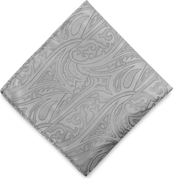 We Love Ties - Pochets - Pochet Barok grijs - grijs