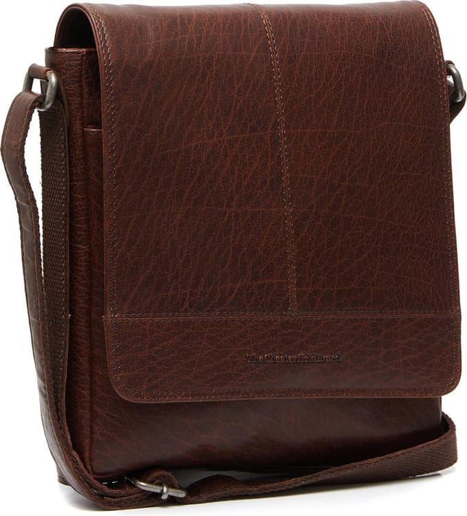The Chesterfield Brand Hanau Antique Buff Overslagtas - Bruin