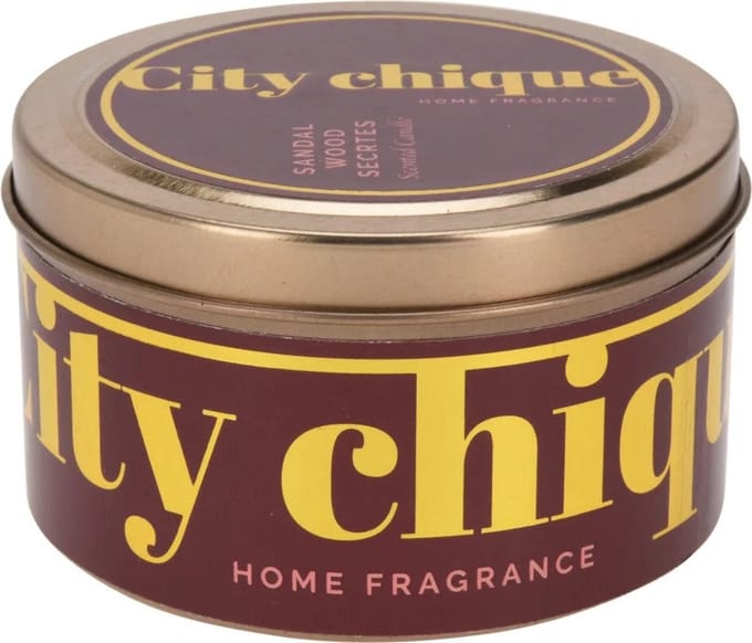 Home & Styling Geurkaars - 8-10 uur - Ø8xH5cm - Sandalwood