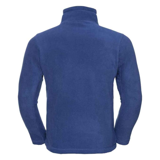 Russell Heren Ritssluiting Outdoor Fleece Top (Koningsblauw)