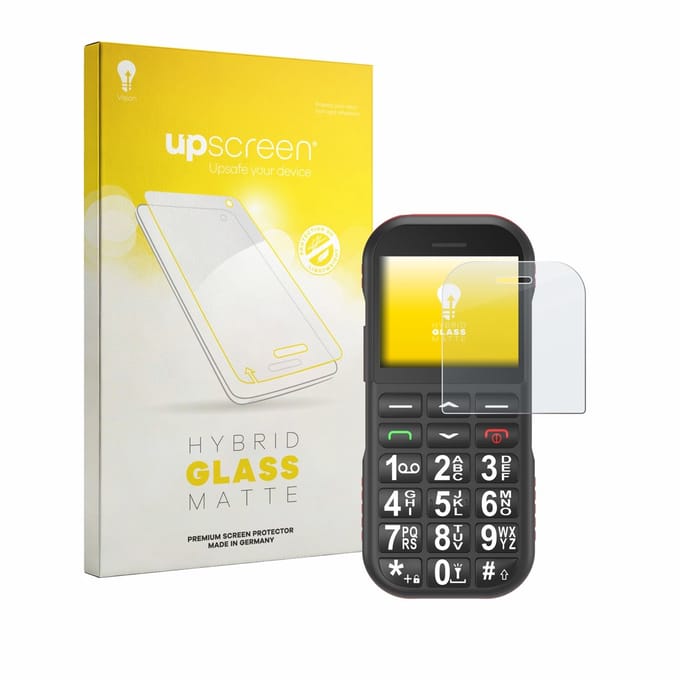 upscreen - Screenprotector voor Ufferson Seniorenhandy - Folie Beschermfolie Beschermglas matte