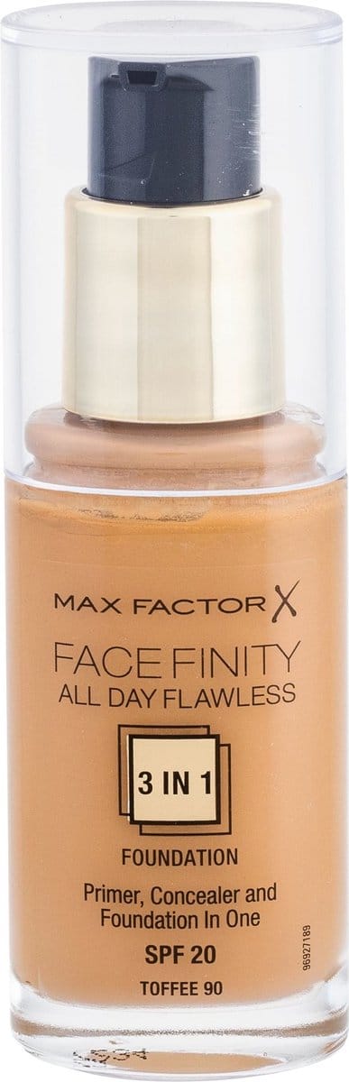Max Factor Facefinity All Day Flawless 3-in-1 Foundation - 90 Toffee