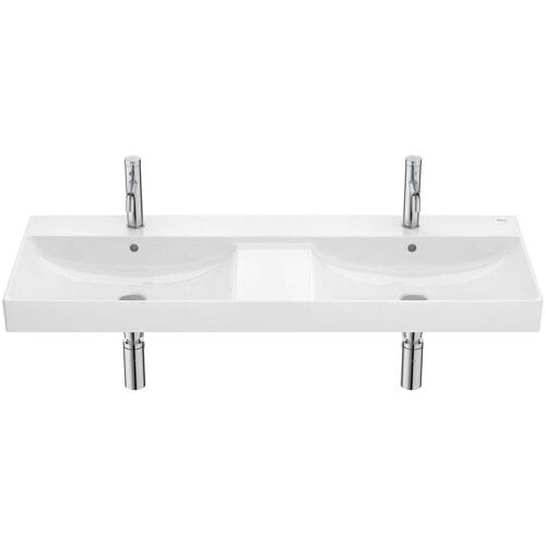 Roca Ona double washbasin 120 x 46 cm, with 2x 1 tap hole A32768B000