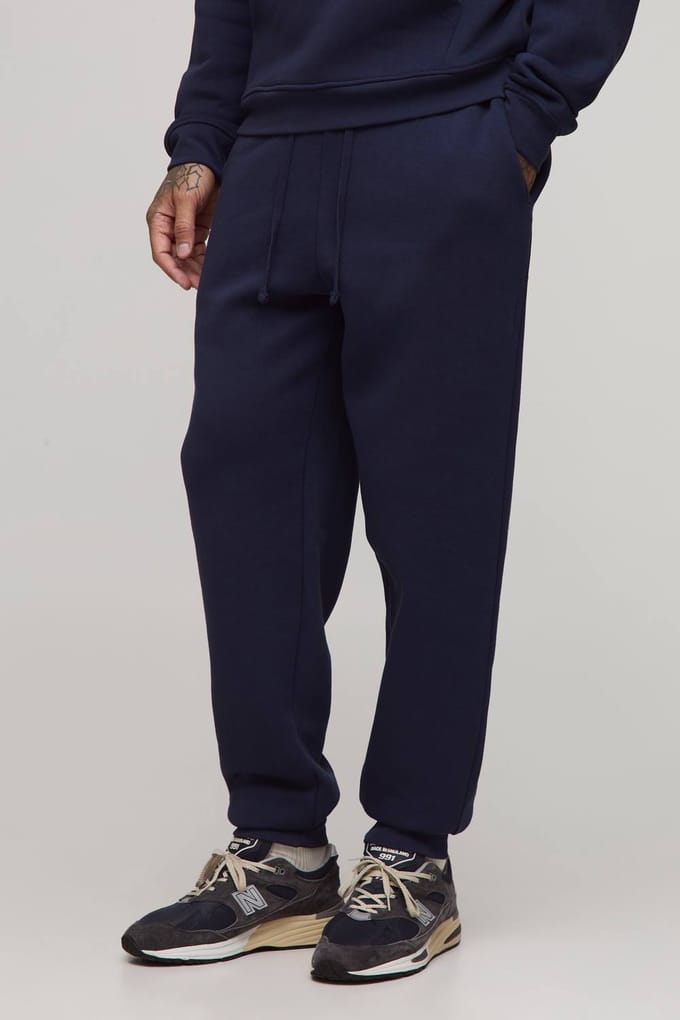 Tall Essential Regular Fit Joggers | Navy | Size Small