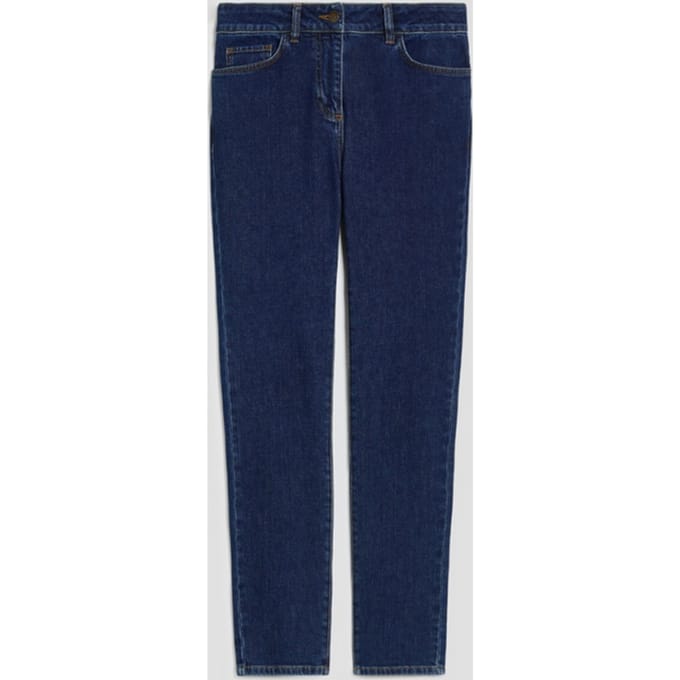 jeans skinny fit vrouw blauw