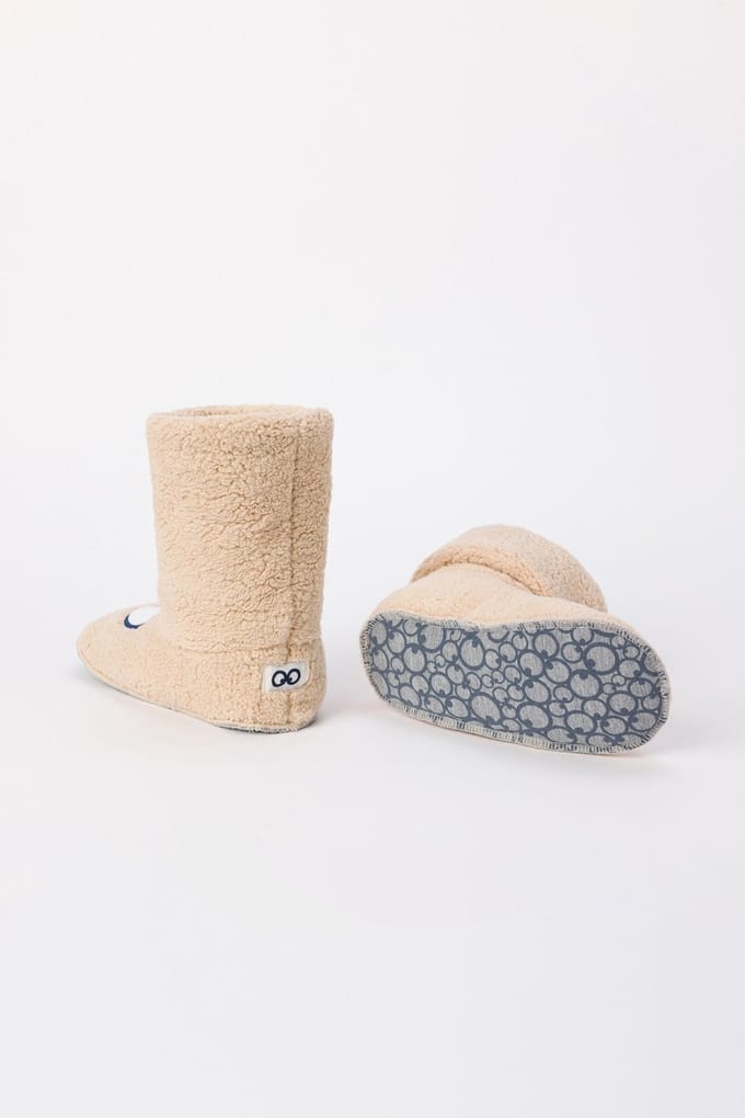Woody boots - beige - 252-10-BOR-M/127- maat 34/37