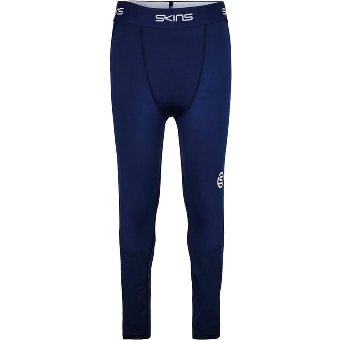 Skins Performance-legging uit de Mens Series-1-collectie (Blauw/Wit)