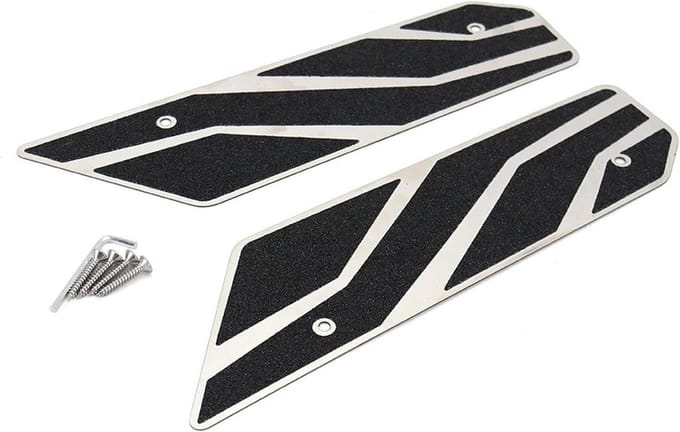 Motorfiets Treeplank - Voetplaat Pedaal - Verbeterde Rijervaring - Antislip Ontwerp - CNC Aluminium - Zwart