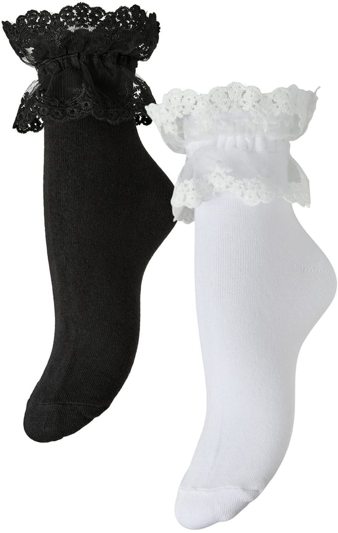 PIECES - PCJOLINE LACE SOCK 2 PACK NOOS - Dames - Sokken