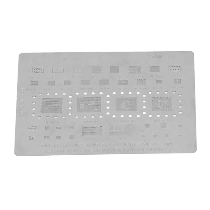 Telefoon CPU BGA Reballing Stencil Reball Rework Sjabloon Scherm voor Samsung A60‑A90 gray