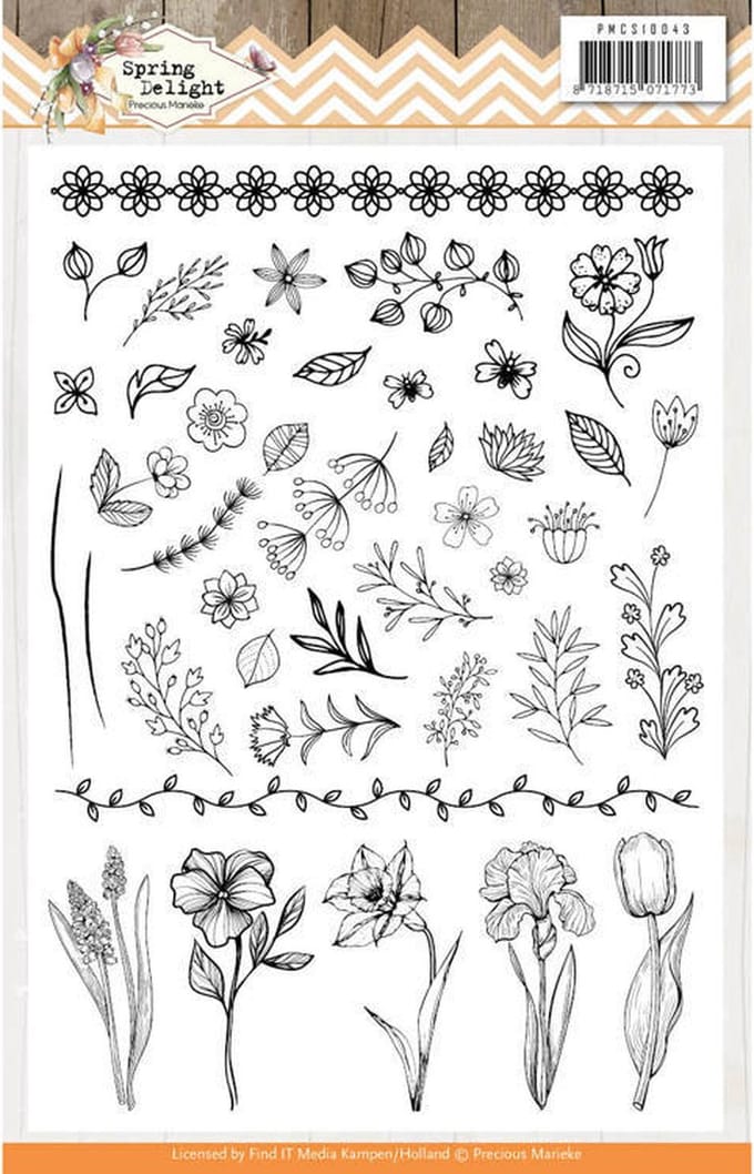 Precious Marieke - Clearstamp - Spring Delight - PMCS10043