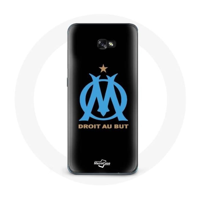 Case voor Samsung Galaxy A3 2016 Marseille Olympisch logo zwarte achtergrond