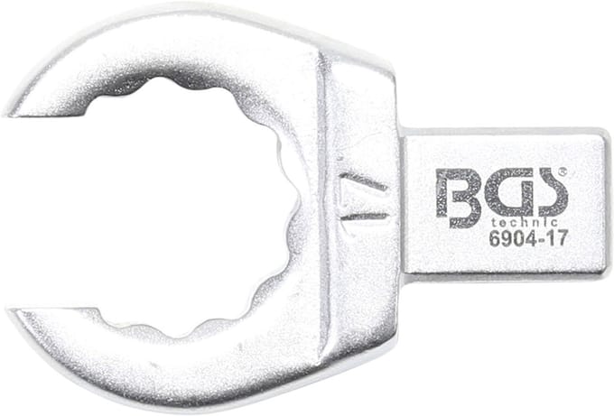 BGS insteekringsleutel open 17 mm opname 9 x 12 mm - 6904-17