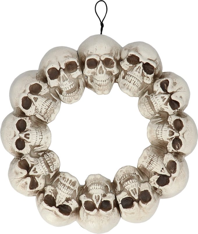 Boland - Krans Damned skulls - Horror - Halloween - Skeletten