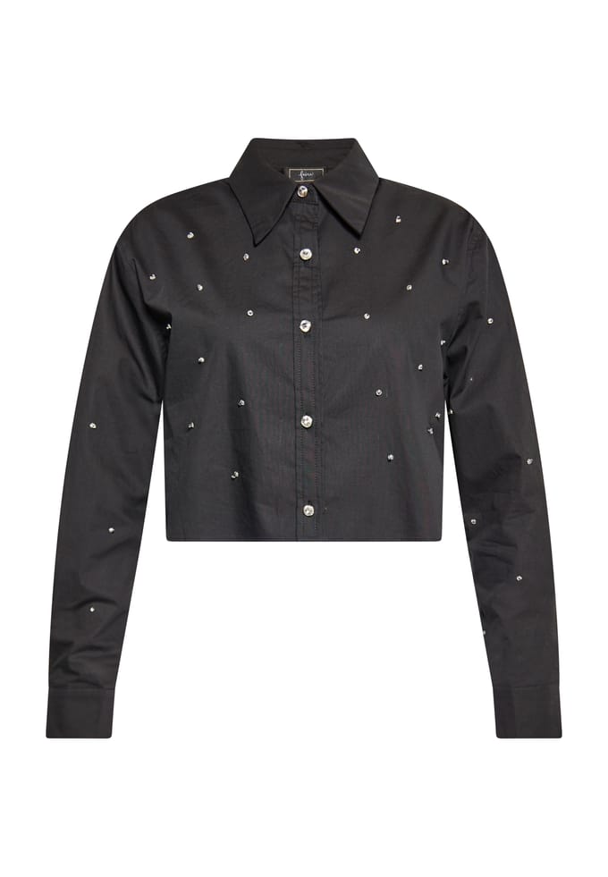 Faina overhemdblouse Dames zwart