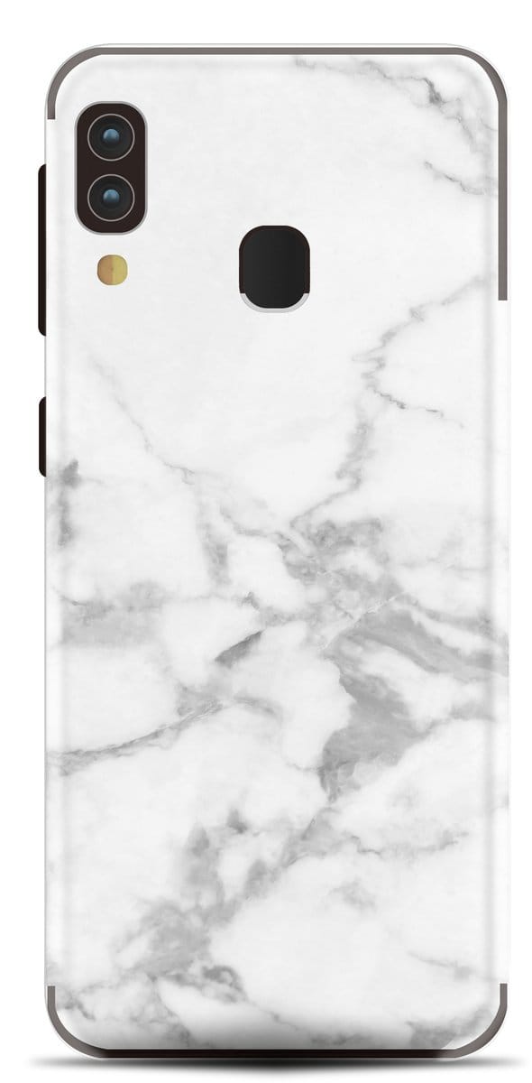 My Style Telefoonsticker PhoneSkin For Samsung Galaxy A20e White Marble