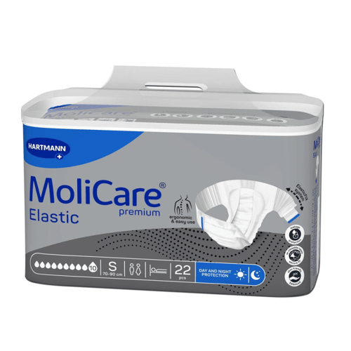 Hartmann Molicare Premium Slip Elastic 10 druppels Small - 3 pakken van 22 stuks