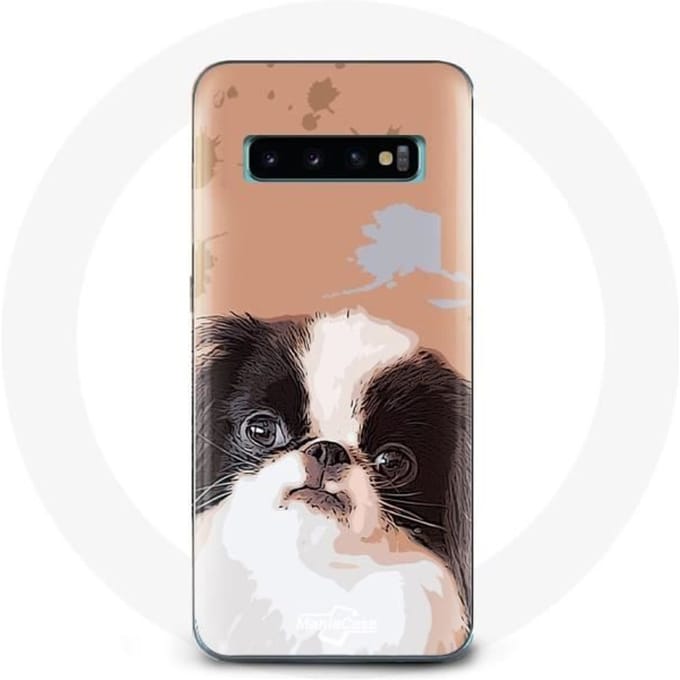 Coque pour Samsung Galaxy S10 Plus Épagneul Japonais Chien