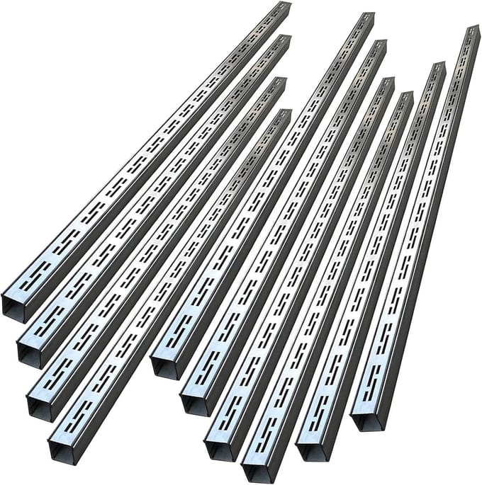 Drainage Kit - Afvoergoot - Wateroverlast Voorkomen - Flexibel En Scheurvast - 10 Stuks - Zilver