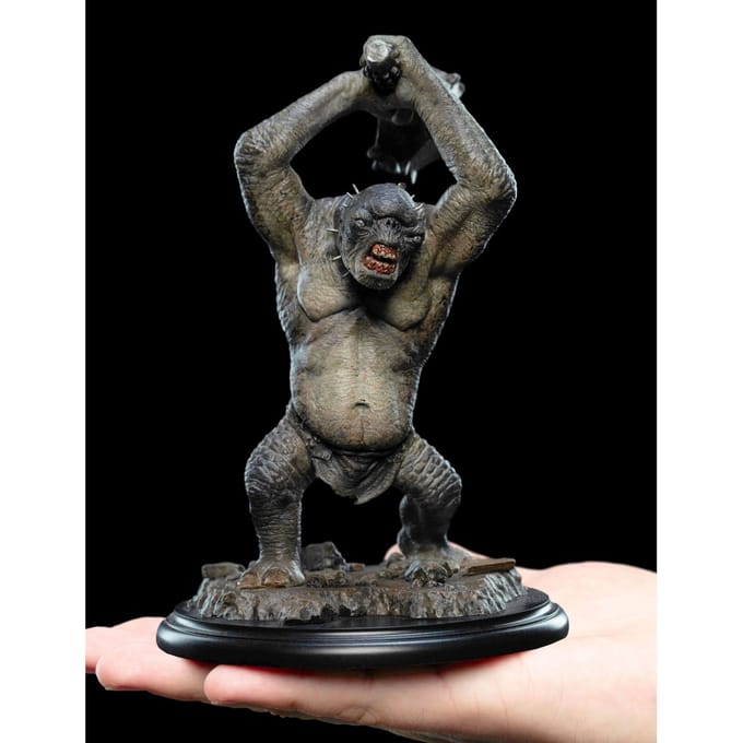 WETA Workshop Lord of the Rings Mini Statue Cave Troll 16 cm Beeld