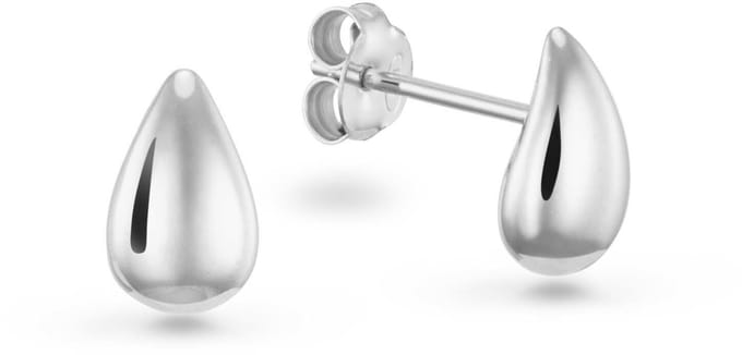 Glow 106.0697.01 Dames Oorstekers Druppel Small Zilver